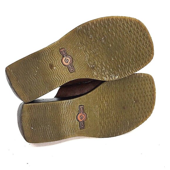 Earth Shoe Gelron 2000 Womens Brown Leather Clog Mules Slip On Daphne US 5.5 - Picture 9 of 12